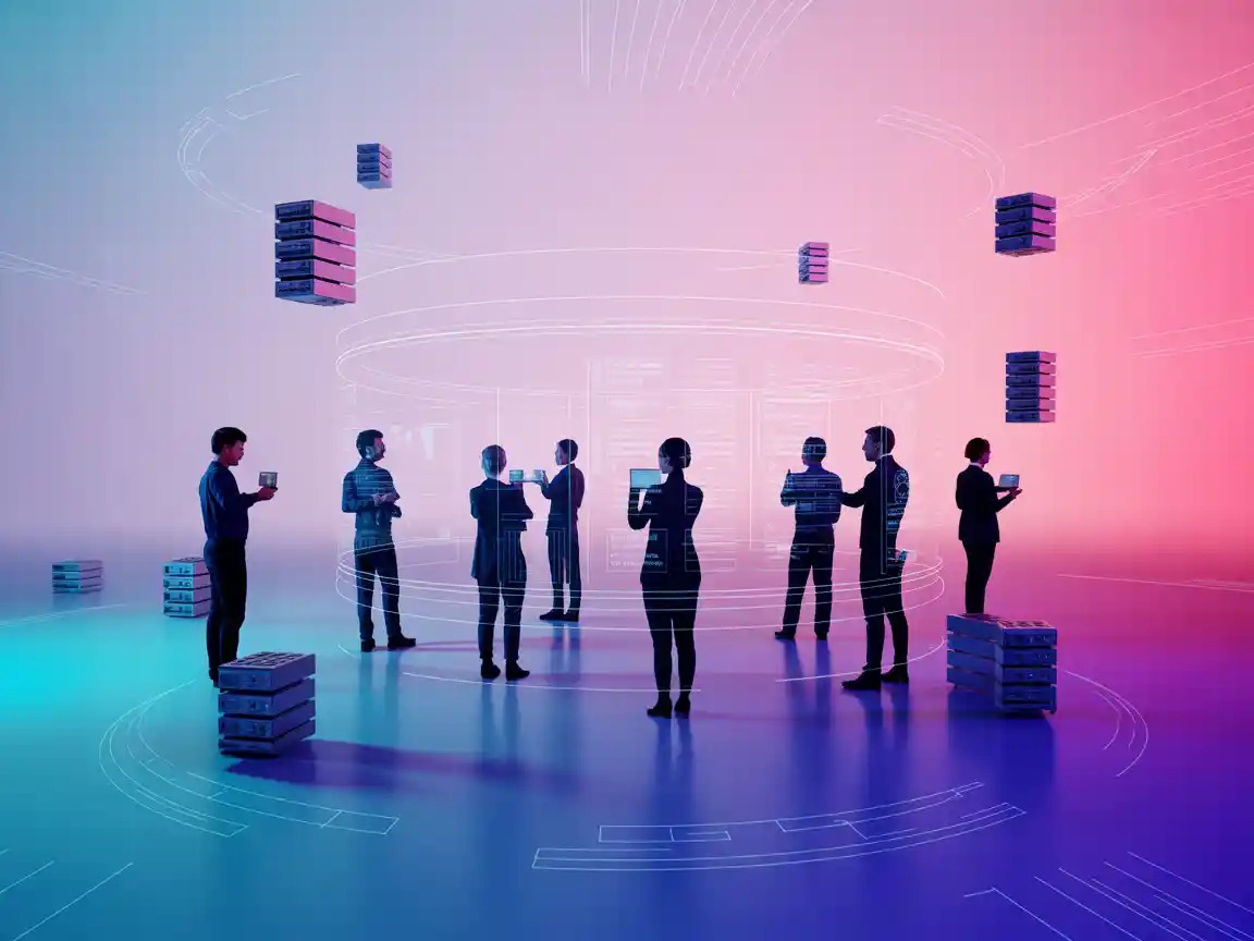 IT Professionals Working